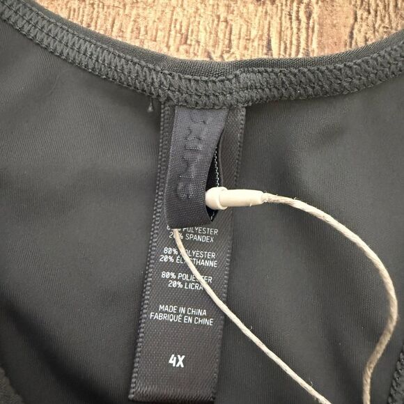 Skims Utility Sport Scoop Neck Bodysuit in Gunmetal nwt size 4X - Picture 7 of 11